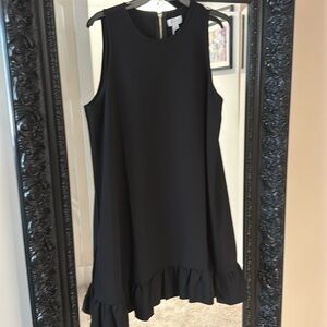 mud pie Mellie Swing  Black Ruffled dress
